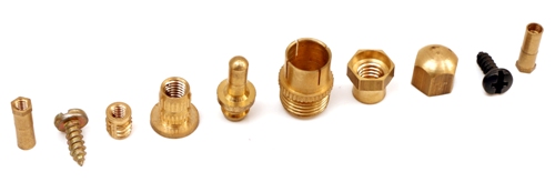 Brass Inserts & Fasteners, Veda Excom, Jamnagar India